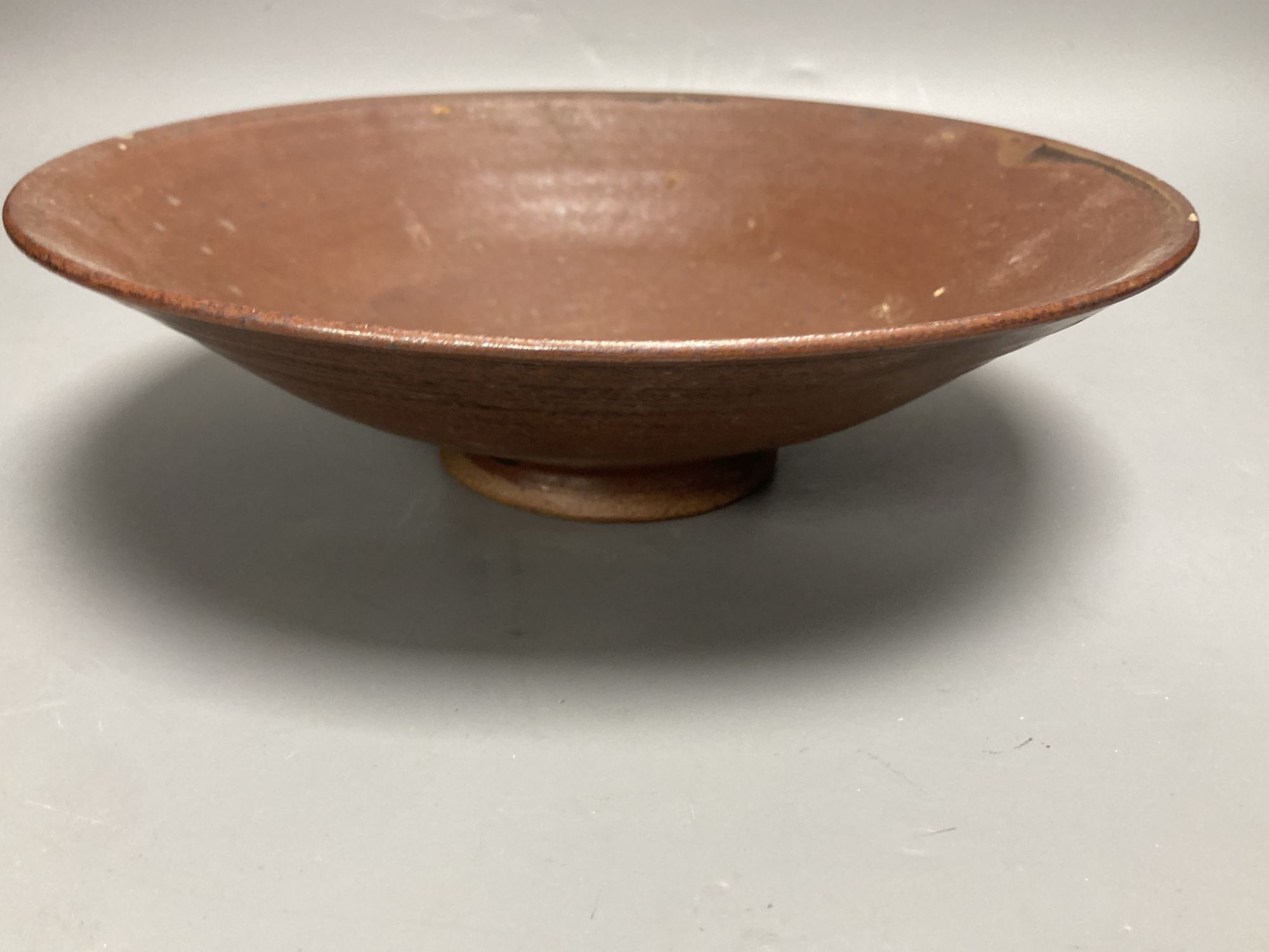 Two Studio pottery bowls and a similar vase
